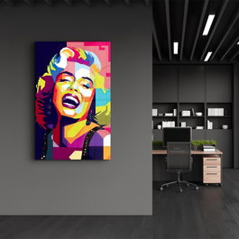 Wallity OGLS-9032 Pintura Decorativa de Vidrio Templado 46 x 72 cm